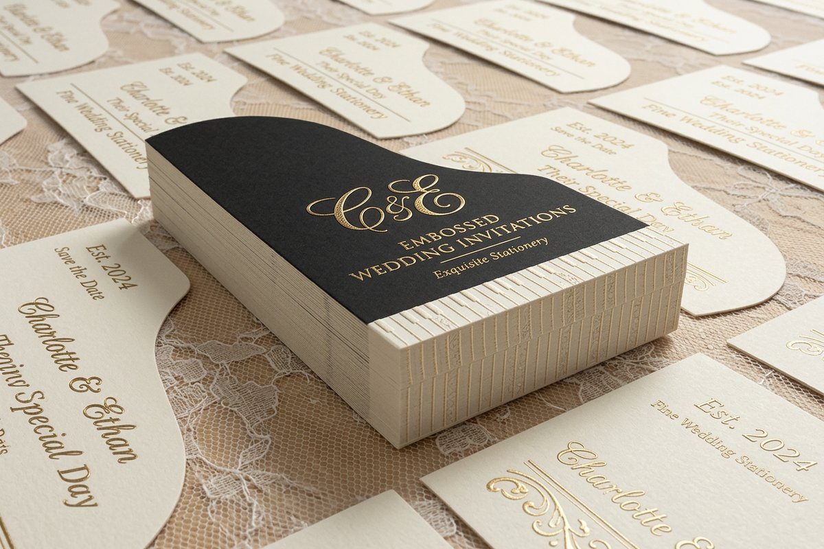 Embossed Wedding Invitations