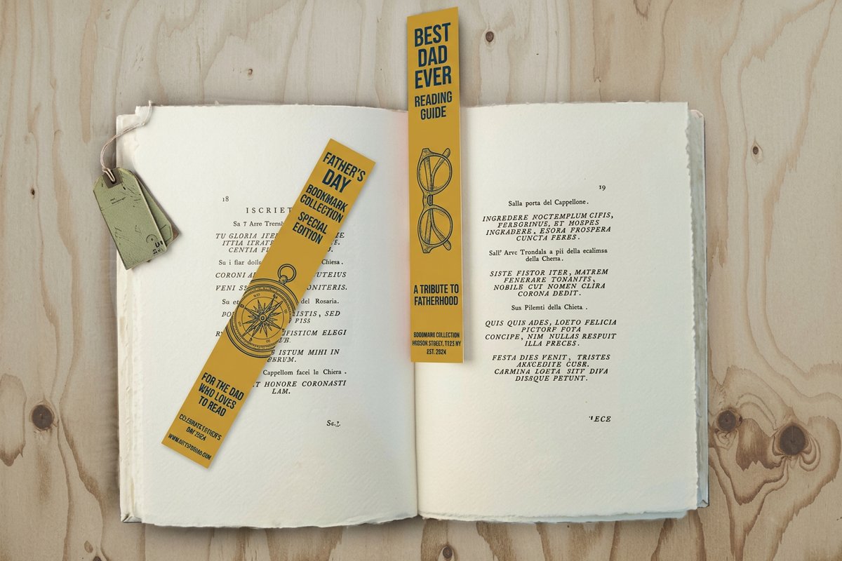 Fathers Day Bookmarks
