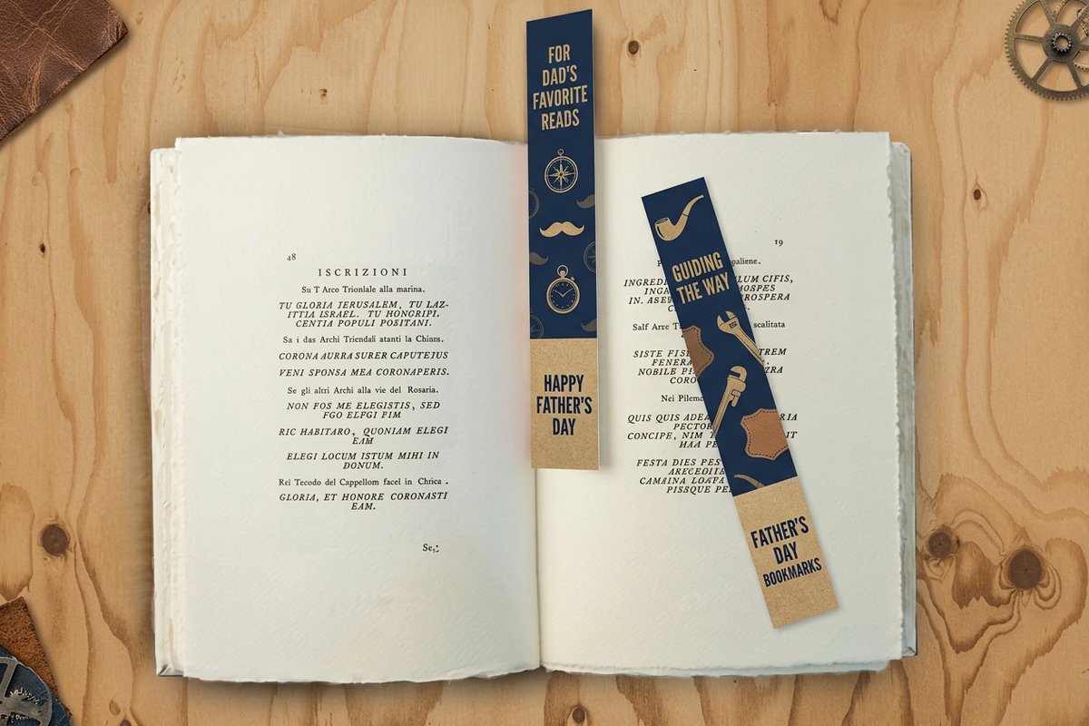 Fathers Day Bookmarks