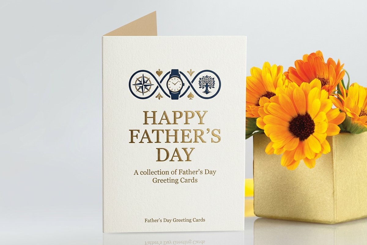 Fathers Day Greeting Cards by 4OVER4