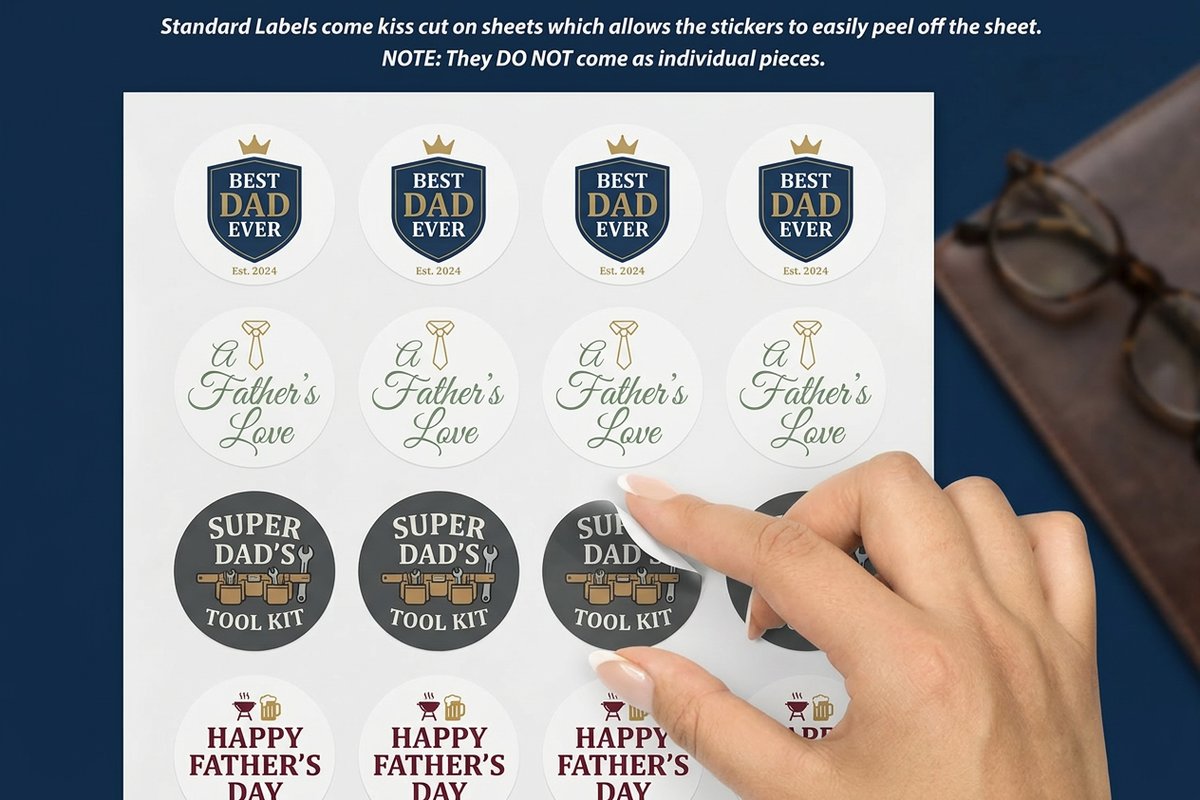Fathers Day Stickers 2 - 4OVER4