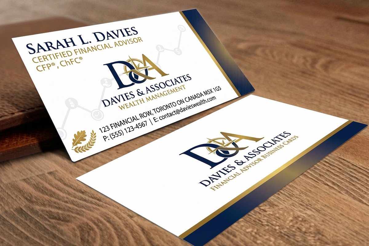 Financial Advisor Business Cards