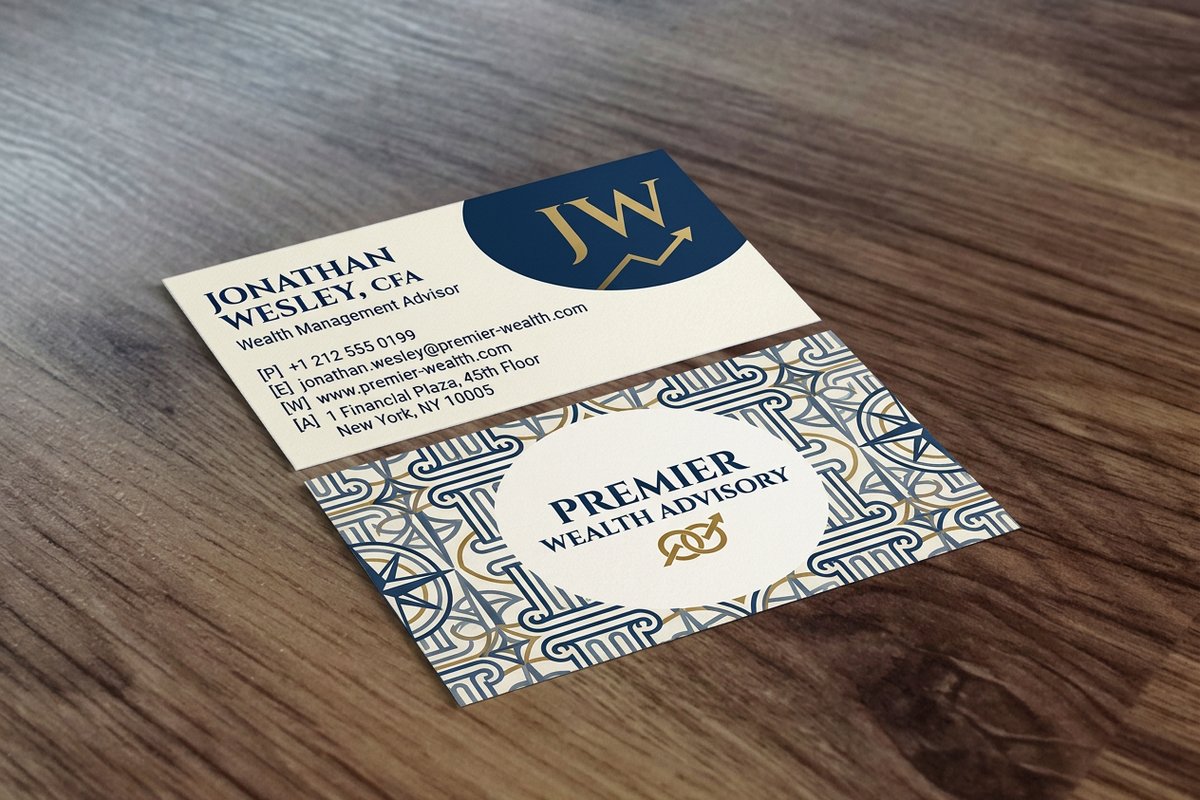 Financial Advisor Business Cards