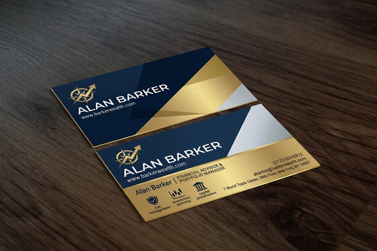 Financial Business Cards