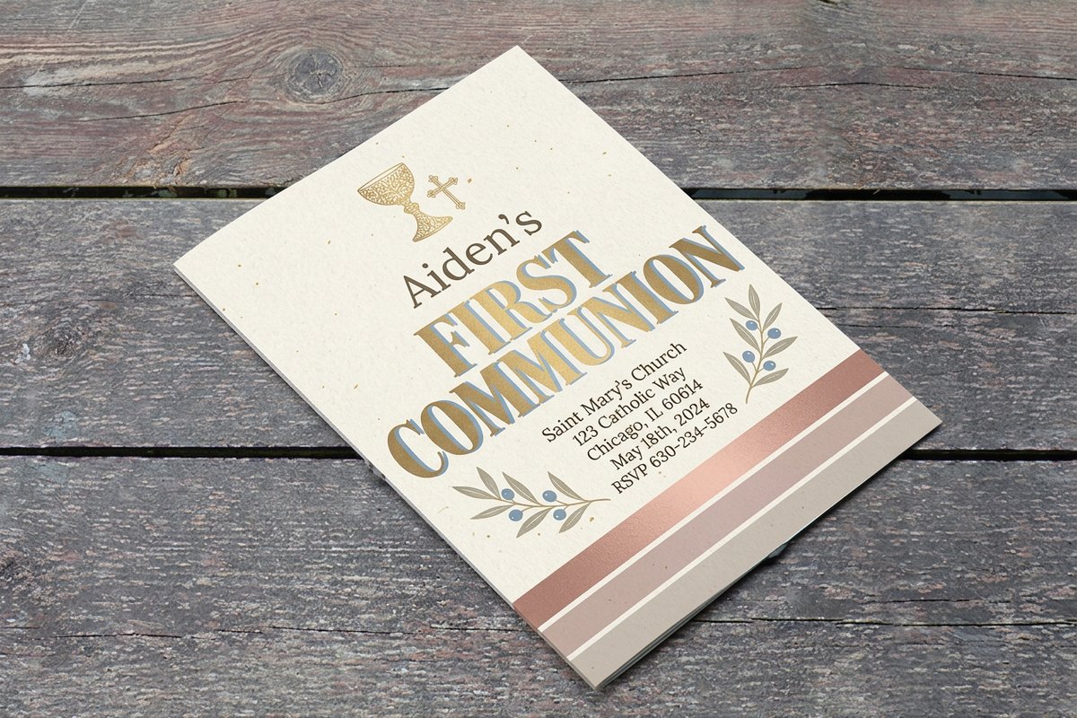 First Communion Invitations