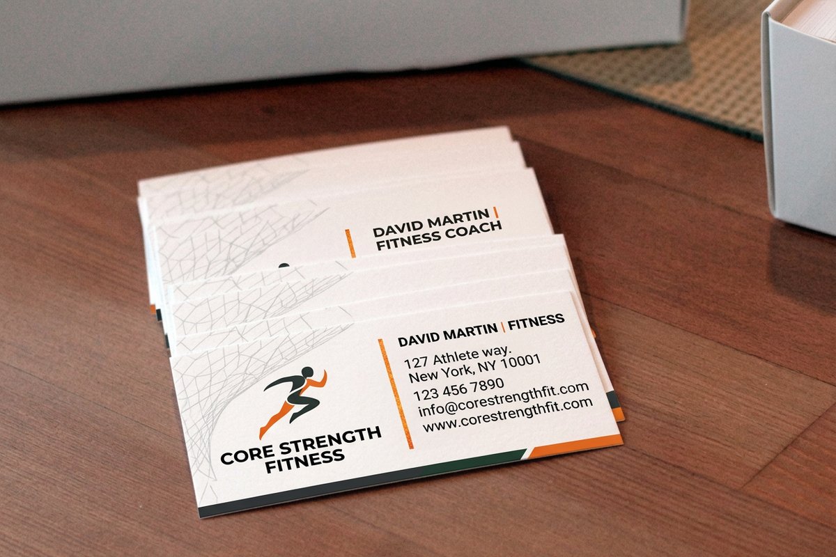 Fitness Business Cards