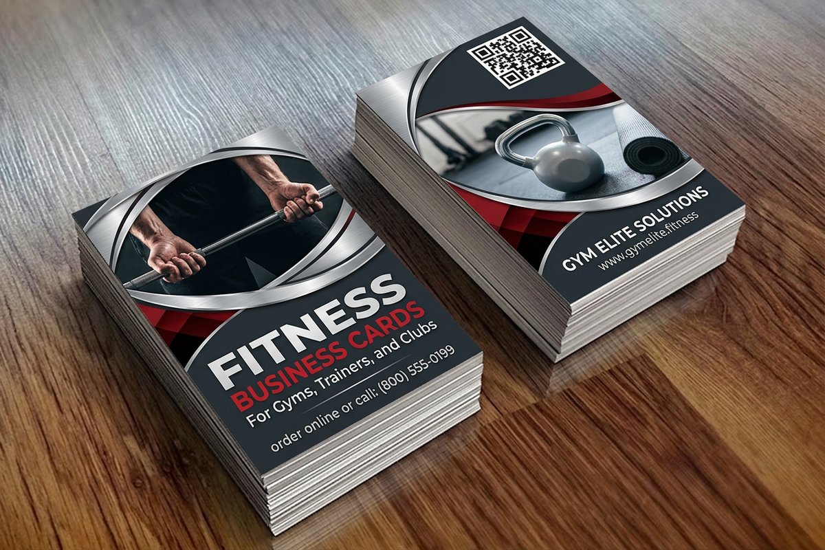 Fitness Business Cards