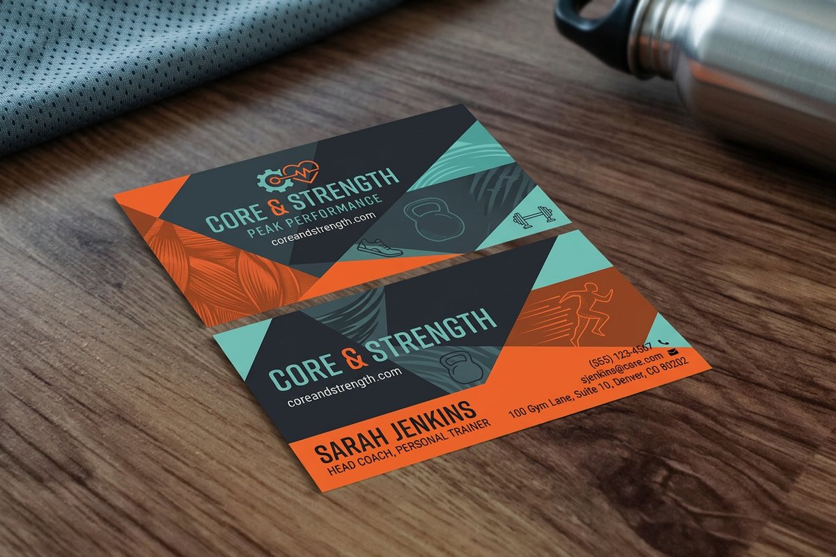 Fitness Business Cards