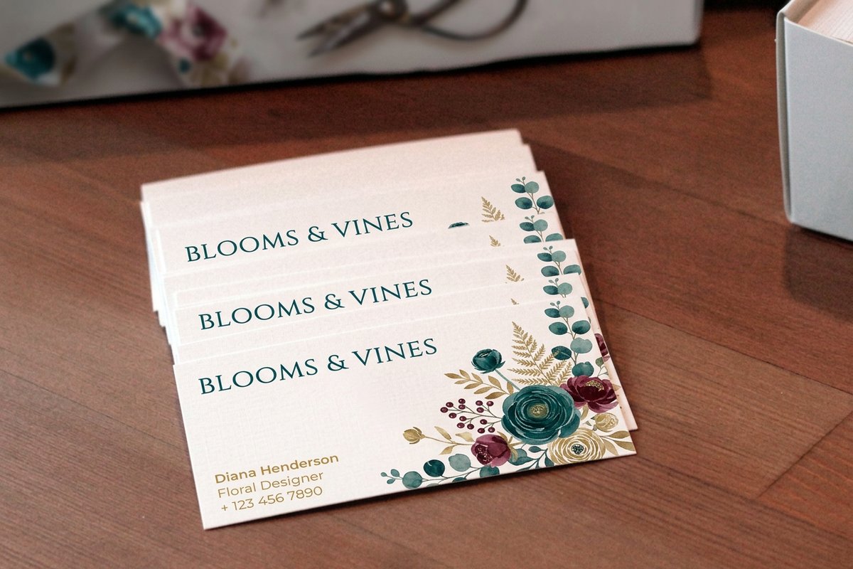 Florist Business Cards