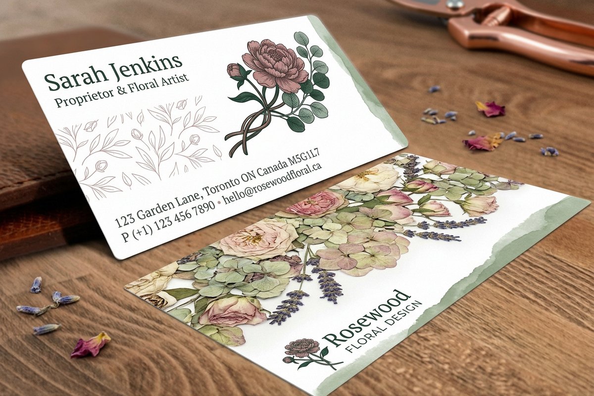 Florist Business Cards