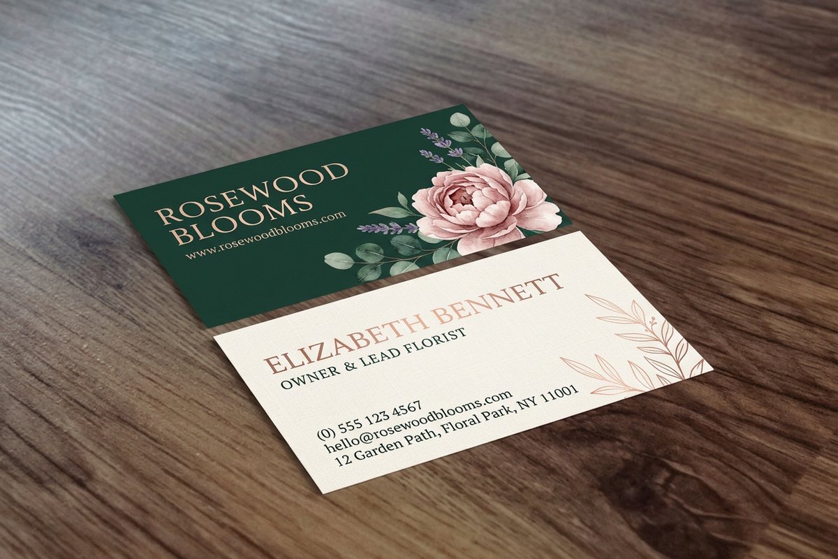 Florist Business Cards