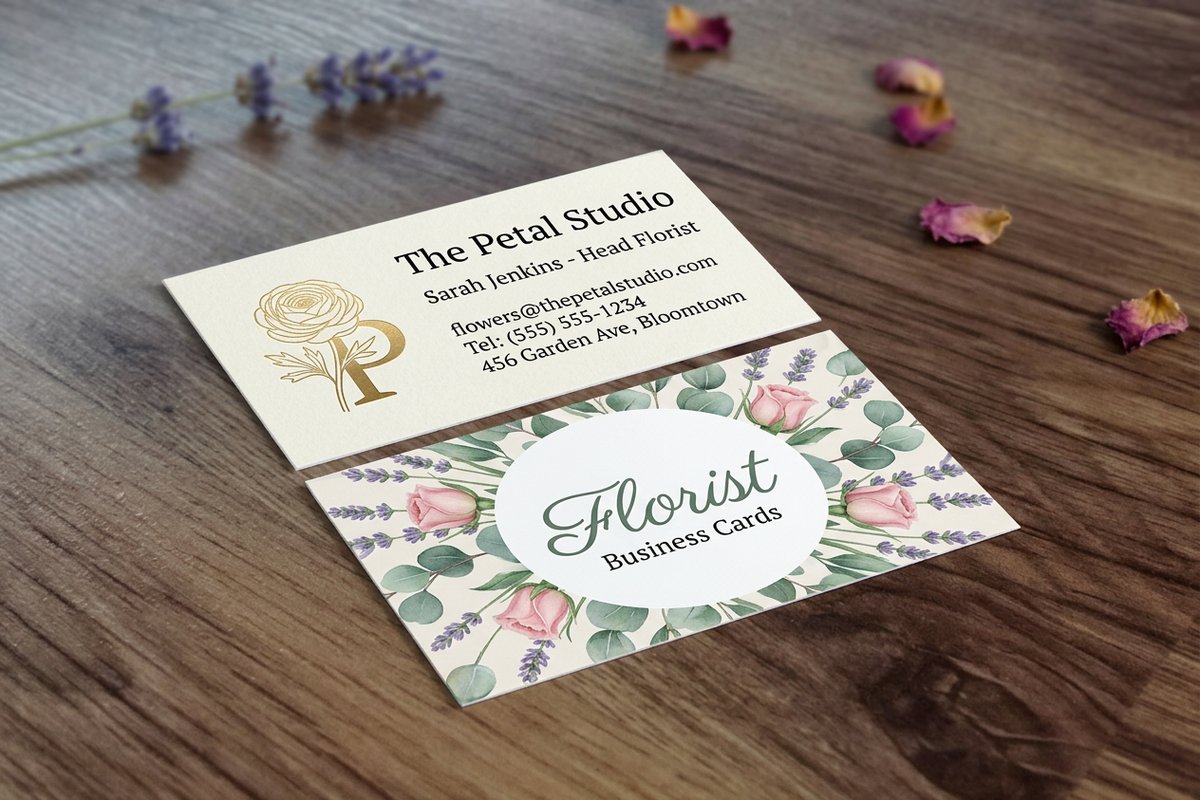 Florist Business Cards