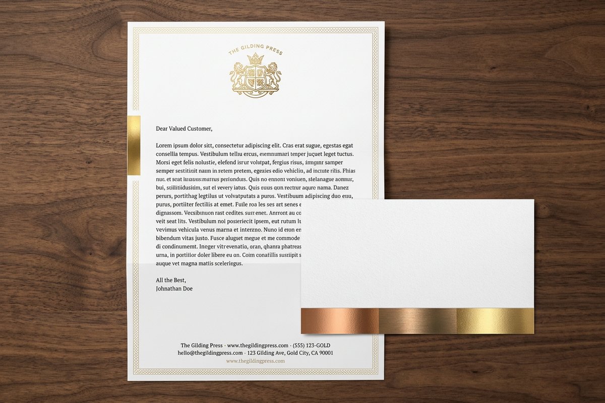 Foil Letterheads 2 - 4OVER4