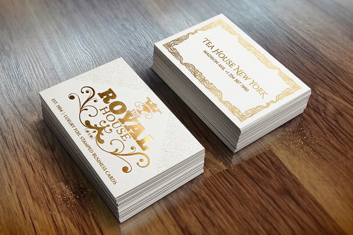 Foil Stamped Business Cards
