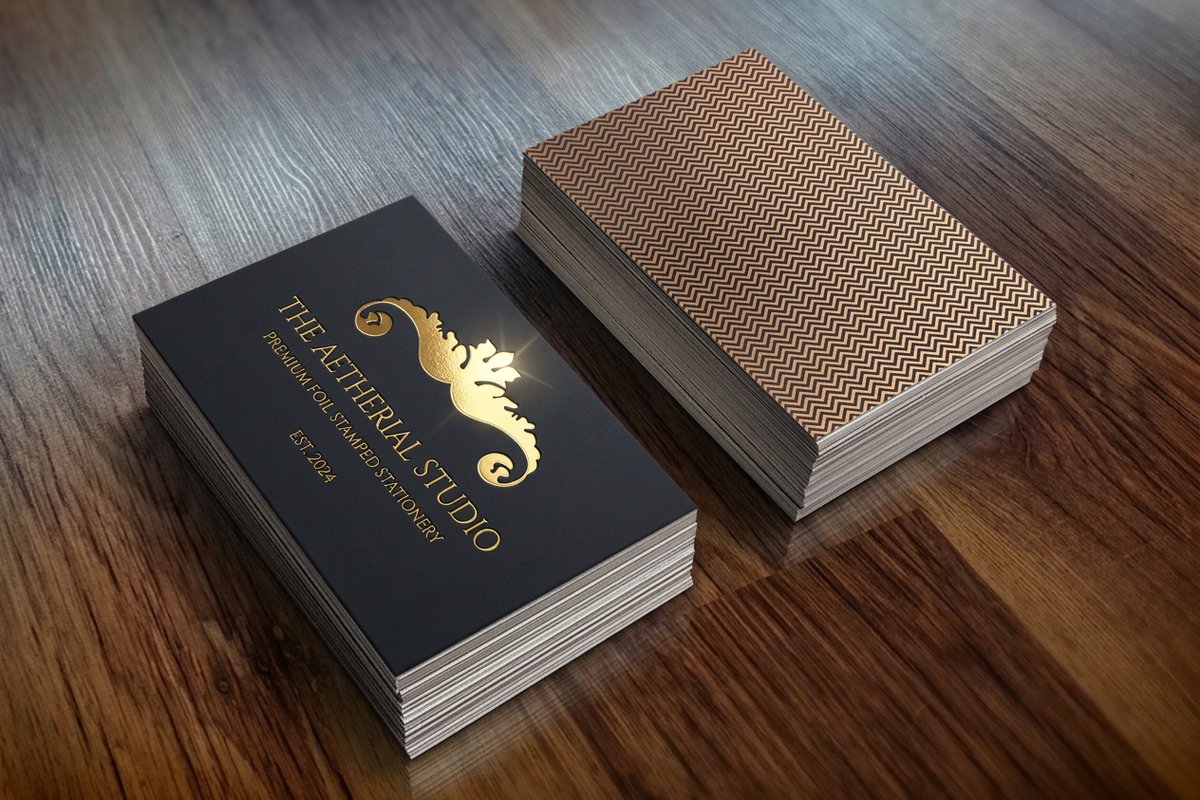 Foil Stamped Business Cards