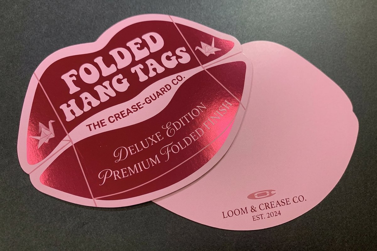 Folded Hang Tags 3 - 4OVER4