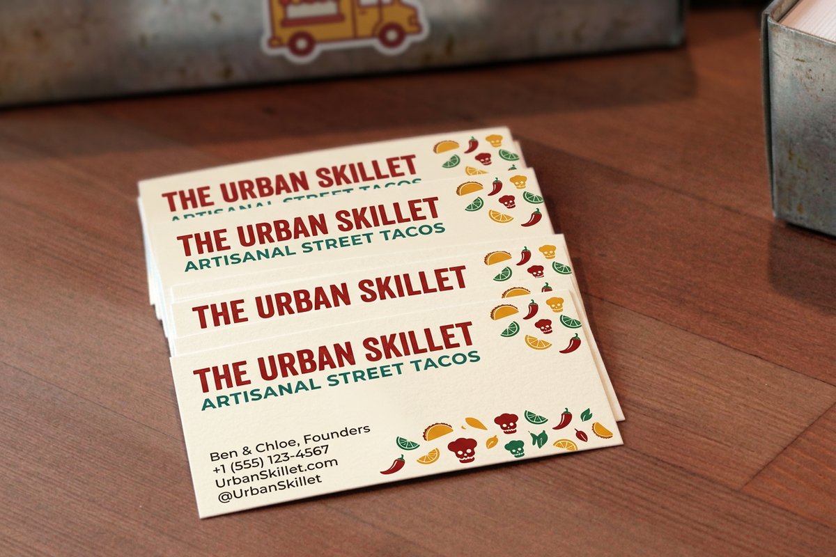 Food Truck Business Cards