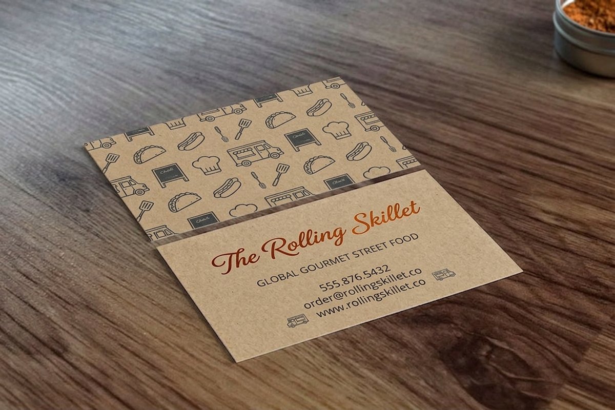 Food Truck Business Cards