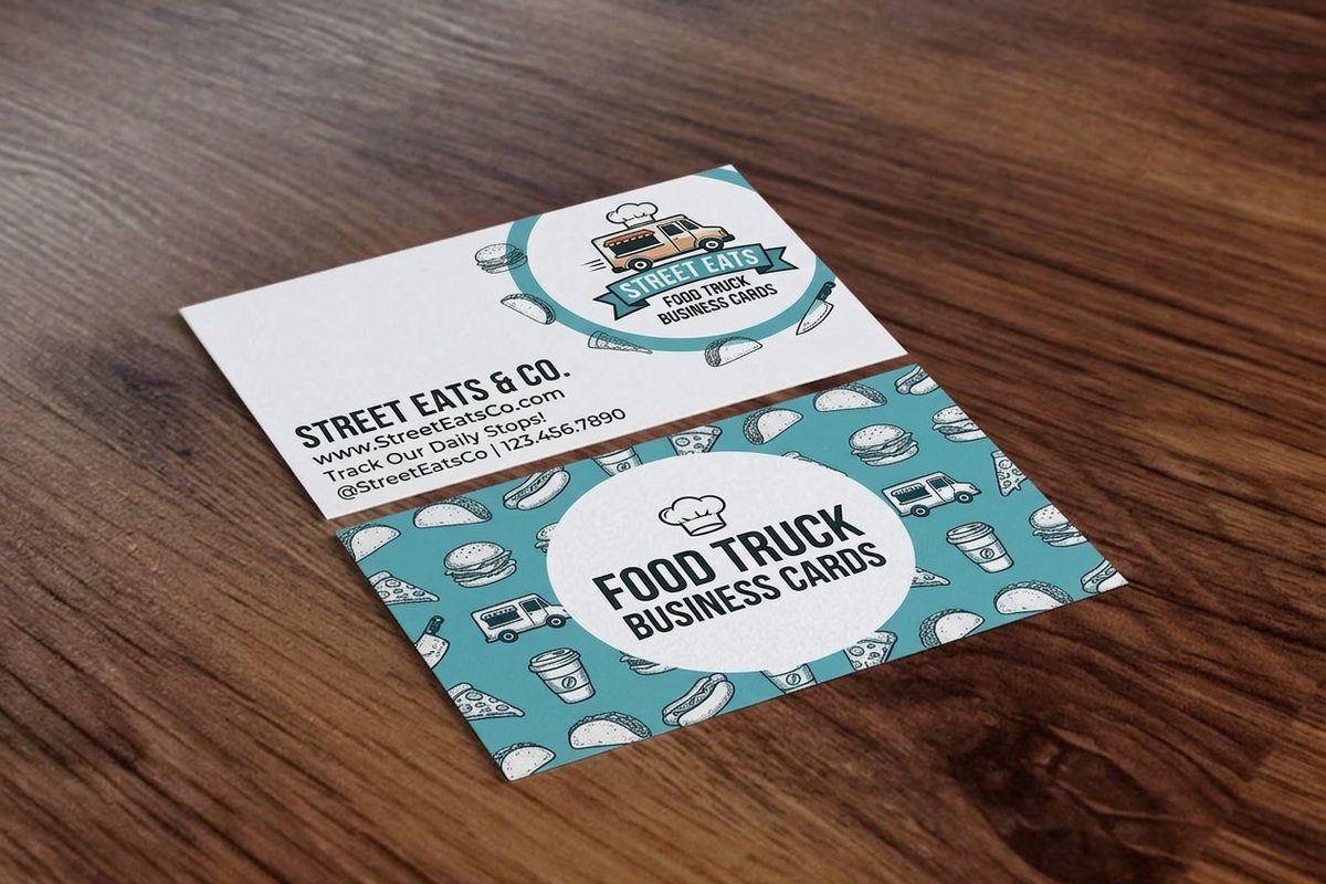 Food Truck Business Cards