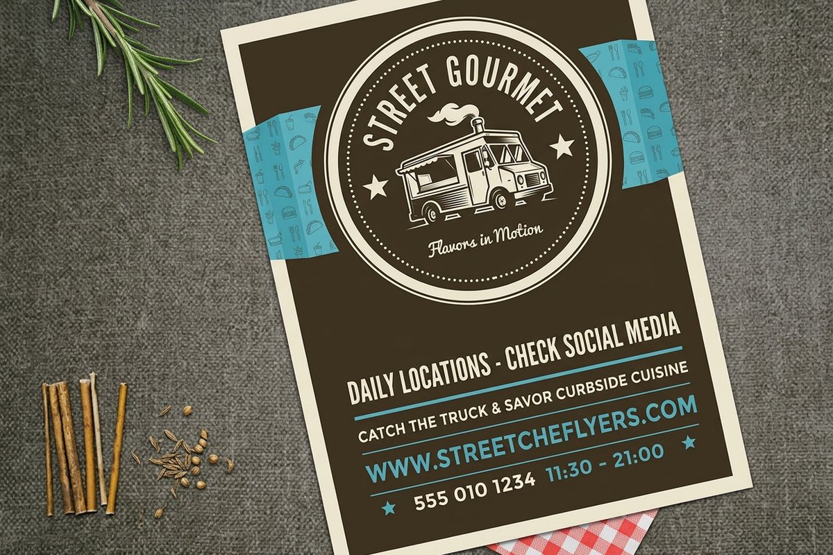 food truck flyers