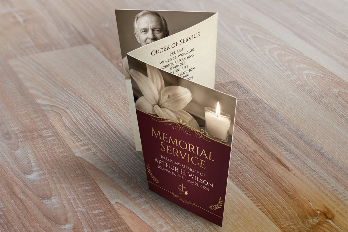 Funeral Programs 2 - 4OVER4