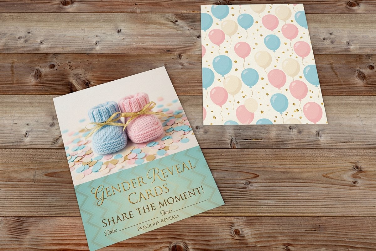Gender Reveal Cards