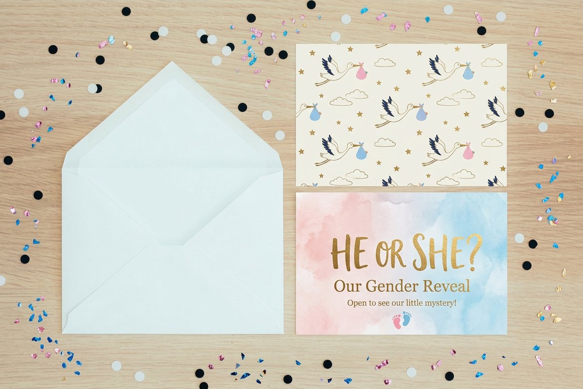Gender Reveal Cards