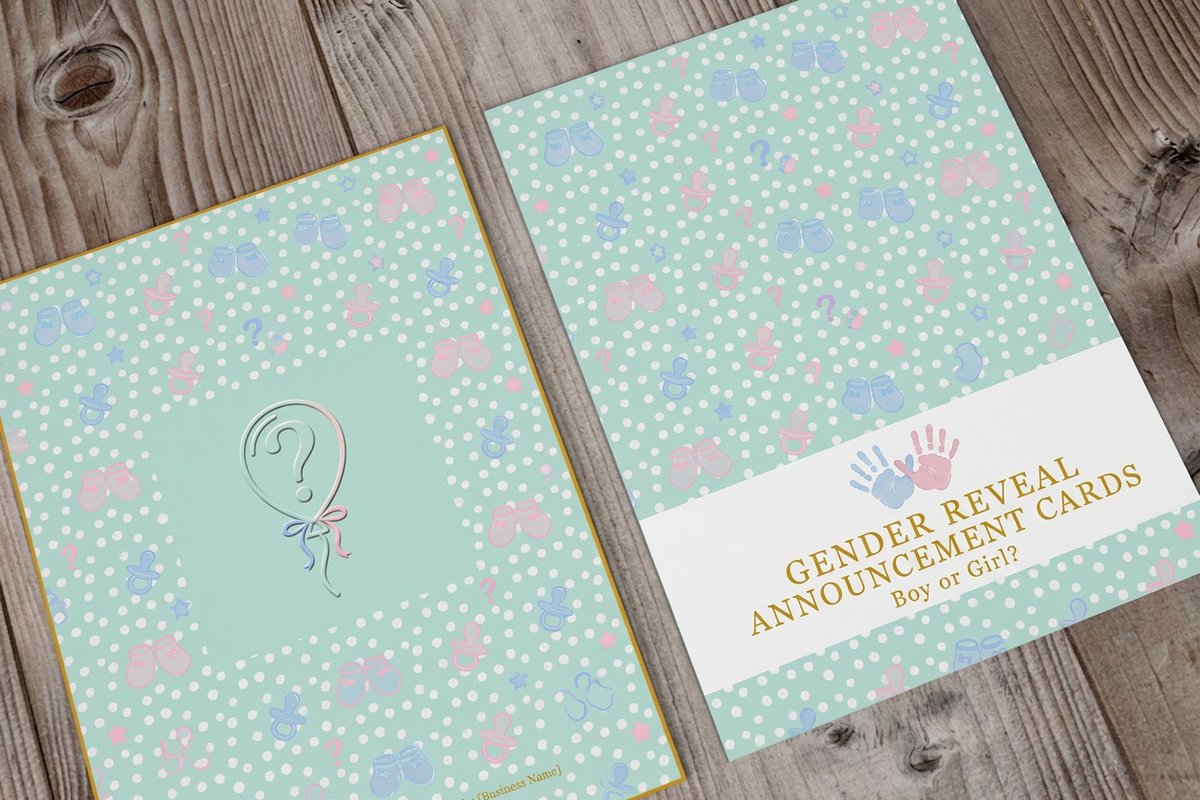 Gender Reveal Cards