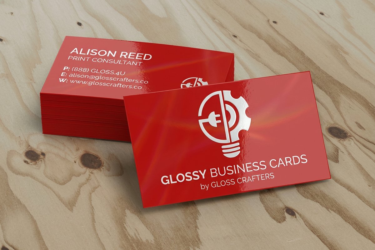 Glossy Business Cards 1 - 4OVER4