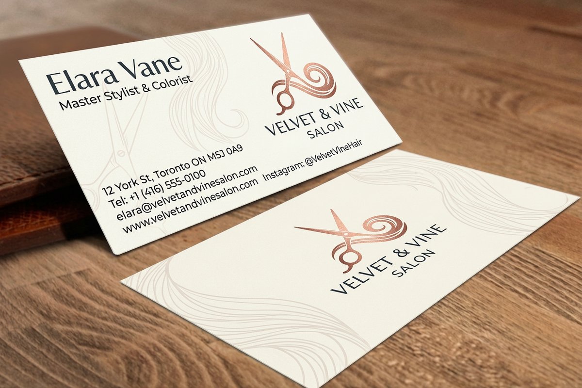 Hair Stylist Business Cards