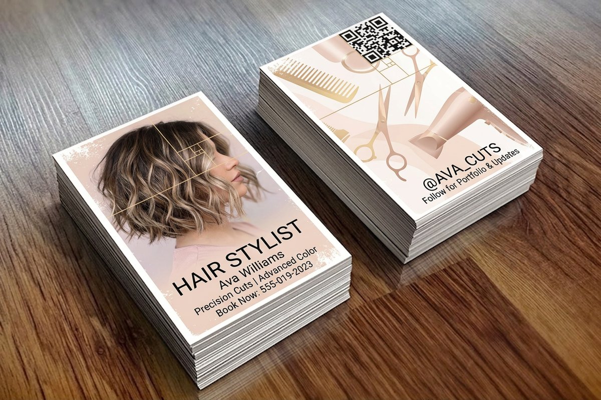 Hair Stylist Business Cards