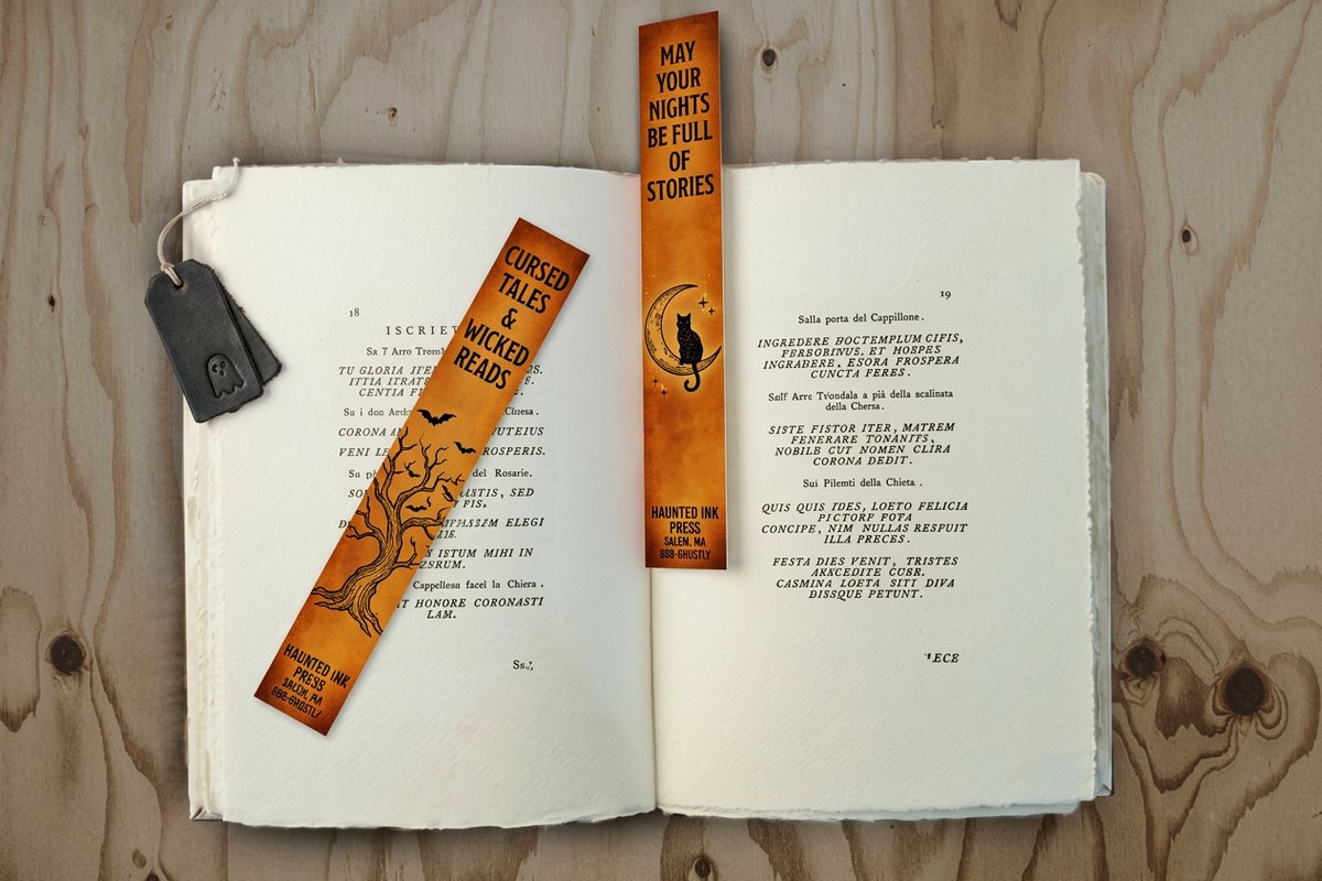 Halloween Bookmarks by 4OVER4