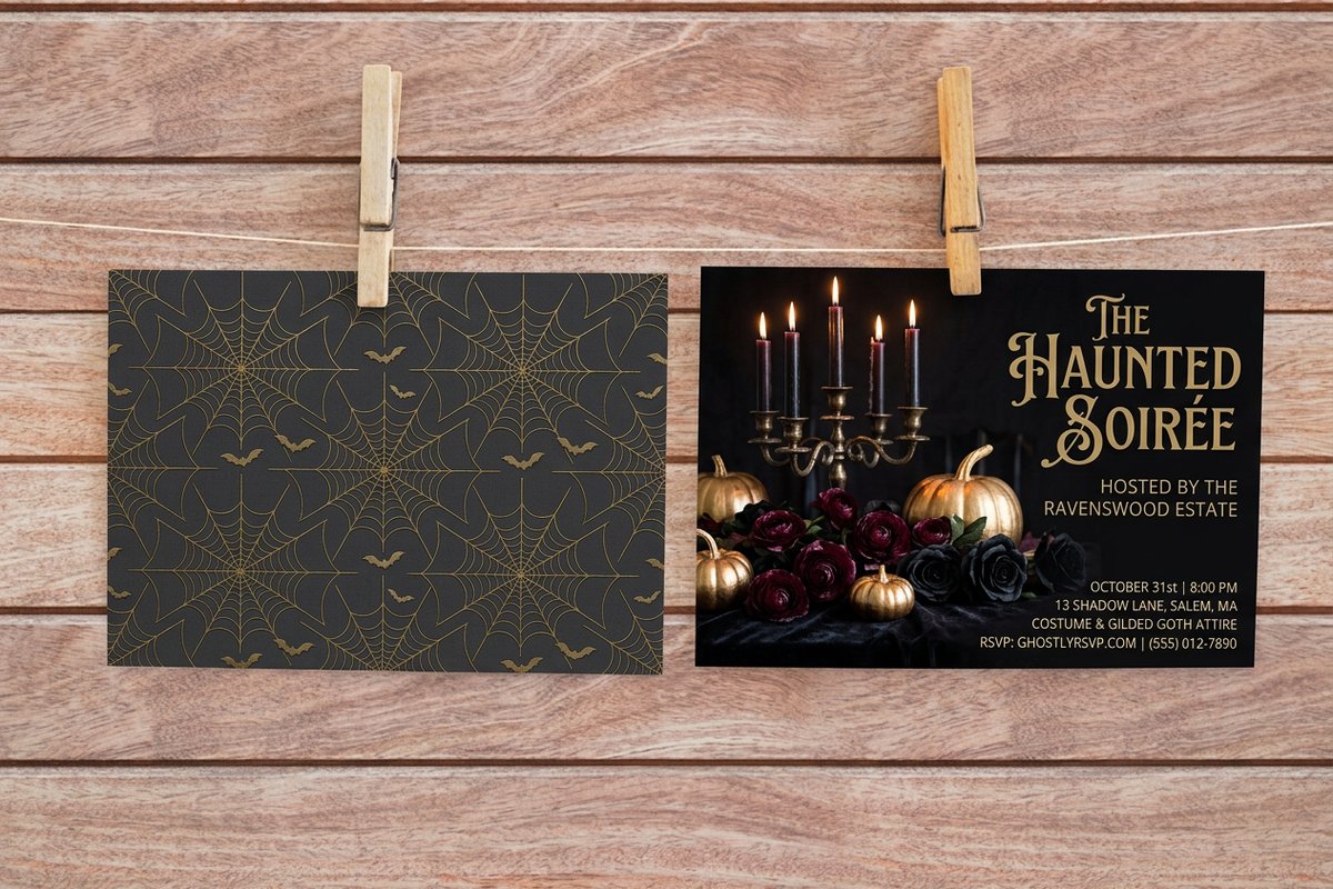 Halloween Invitations 2 - 4OVER4