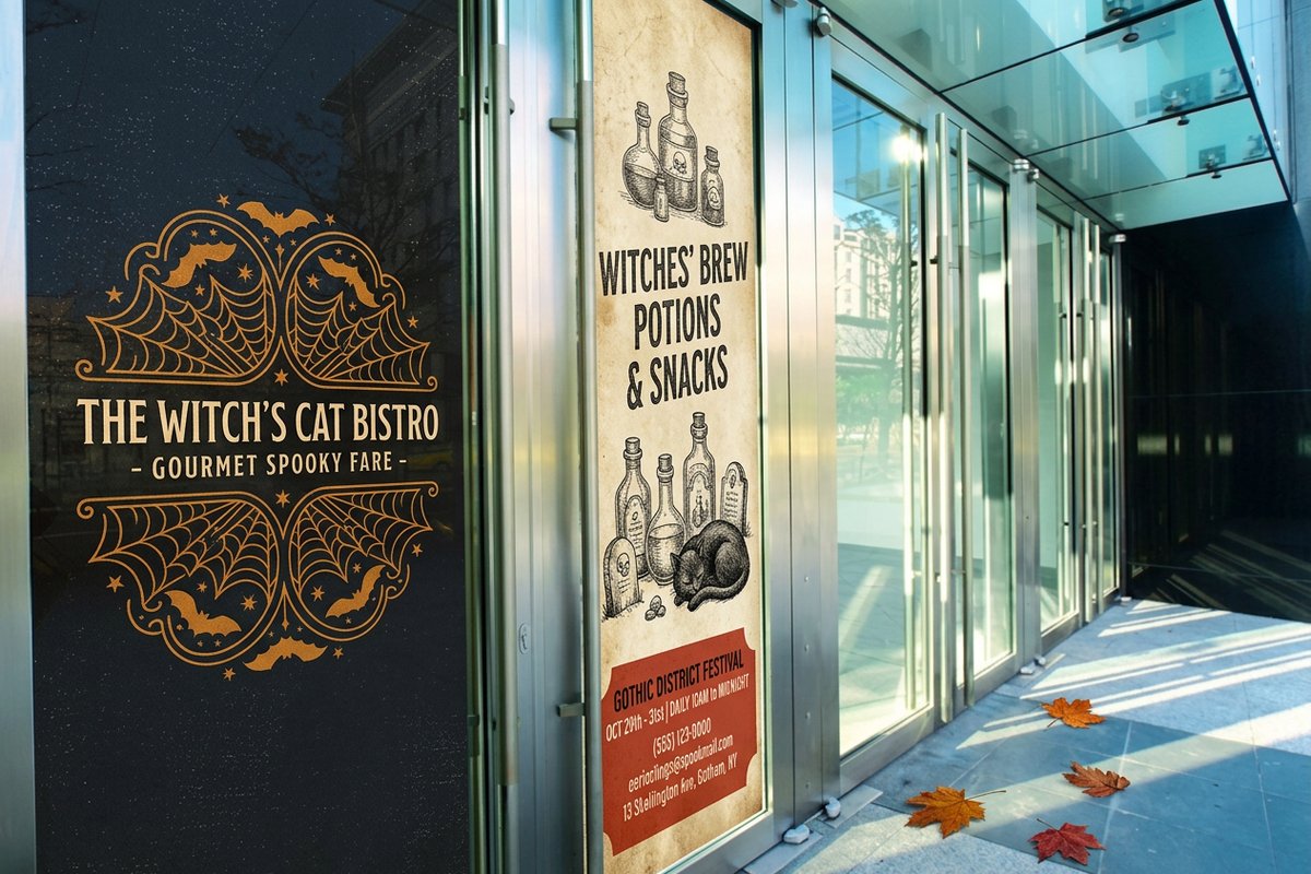 Halloween Window Clings