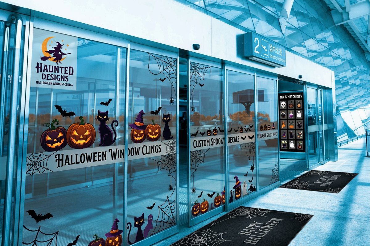 Halloween Window Clings