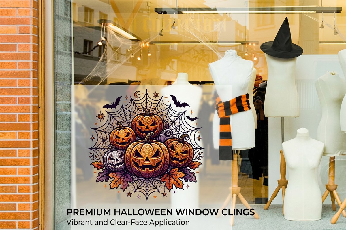 Halloween Window Clings