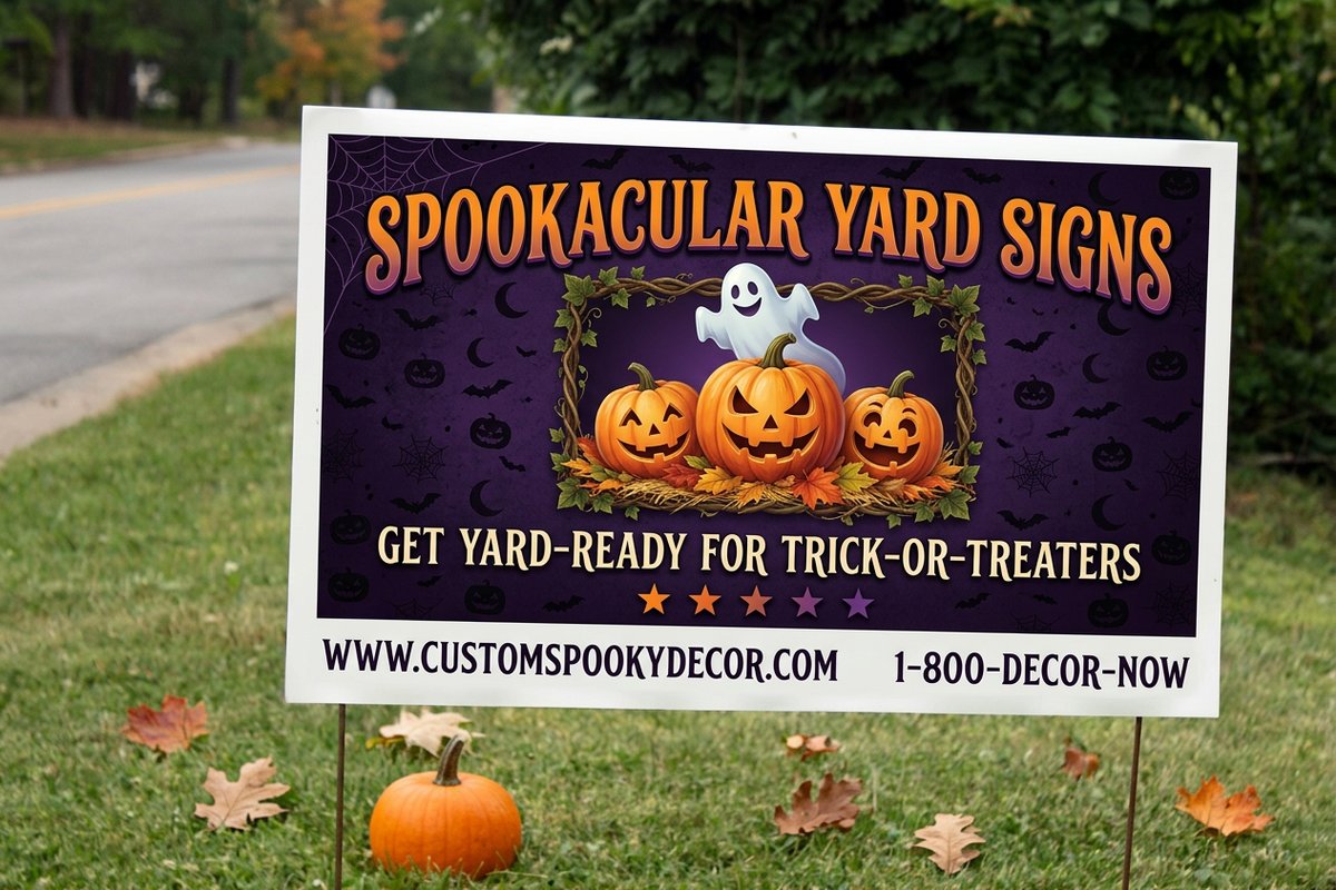 Halloween Yard Signs
