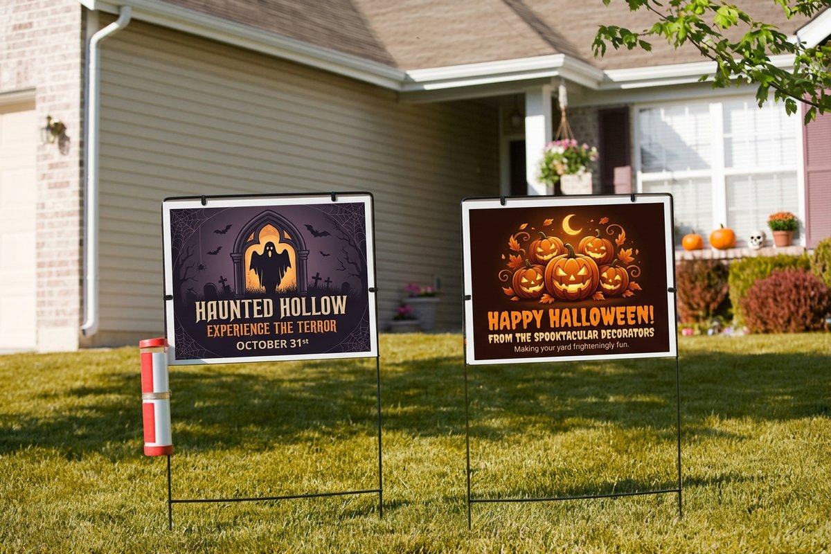 Halloween Yard Signs