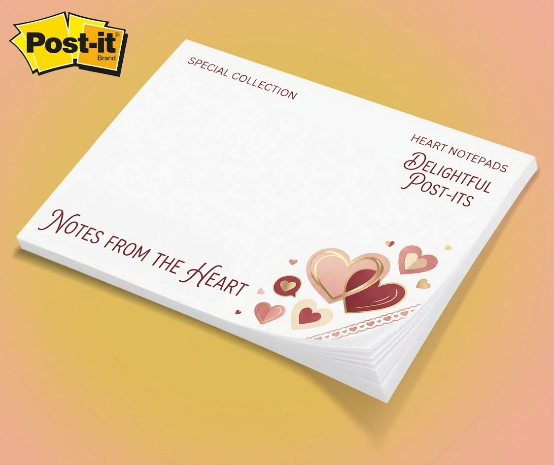 Heart Shaped Post-Its
