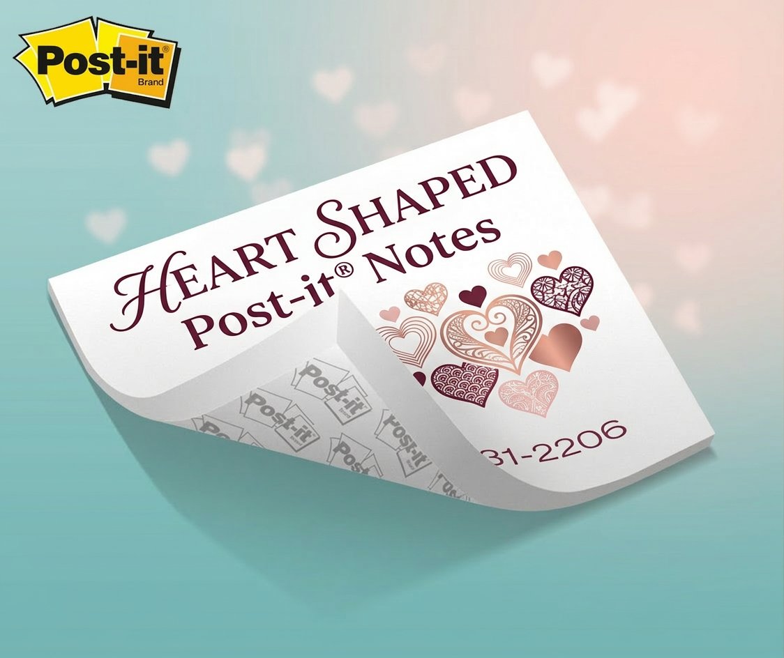 Heart Shaped Post-Its