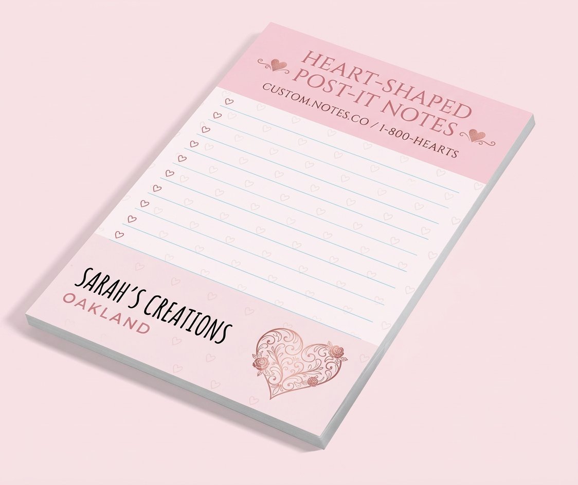 Heart Shaped Post-Its