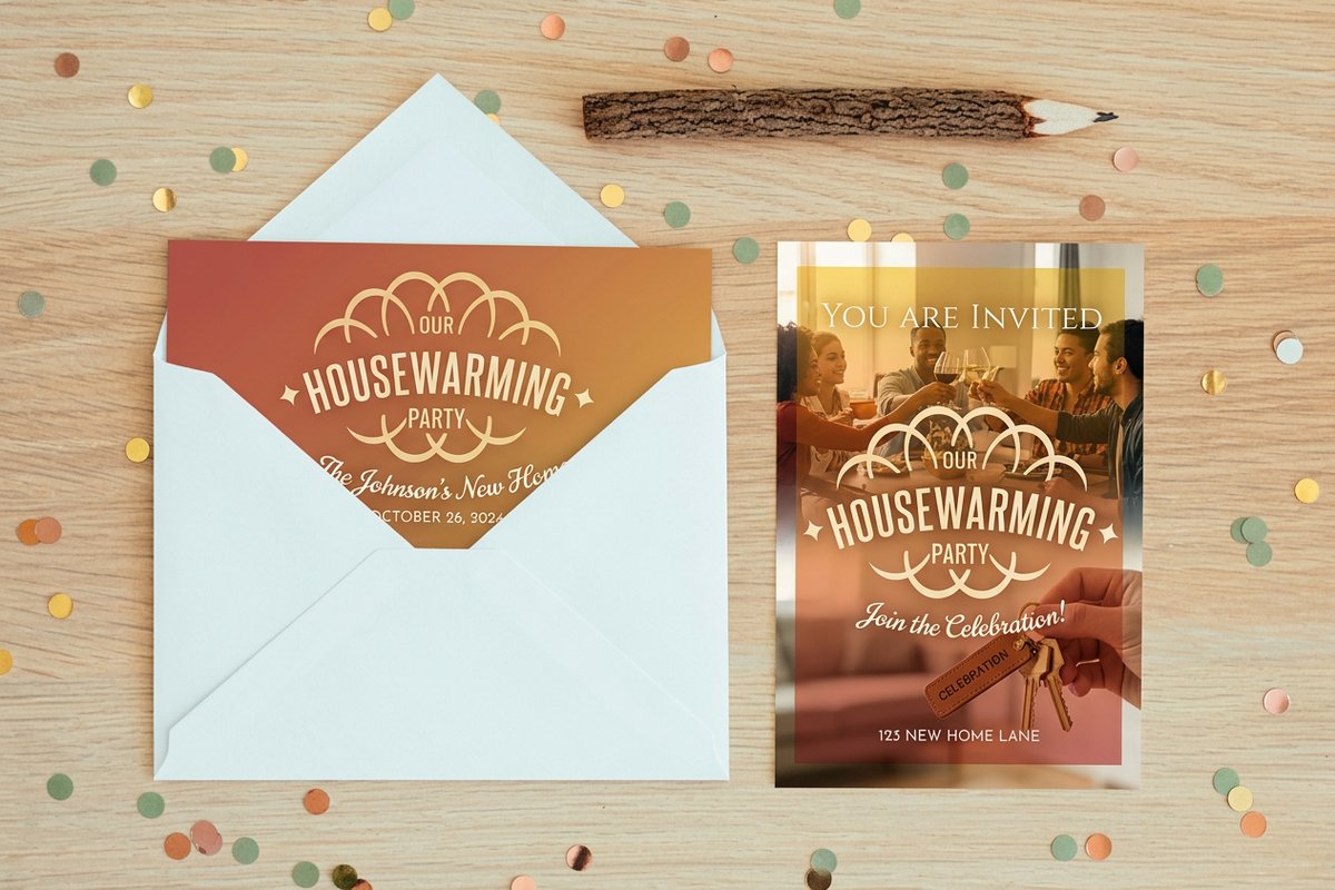 Housewarming Party Invitations 5 - 4OVER4