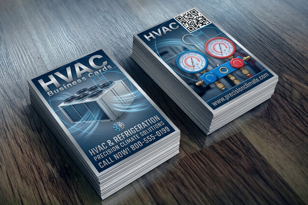 HVAC Business Cards