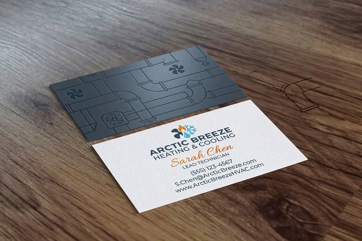 HVAC Business Cards