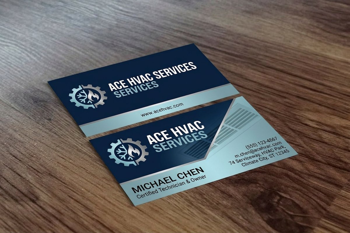 HVAC Business Cards