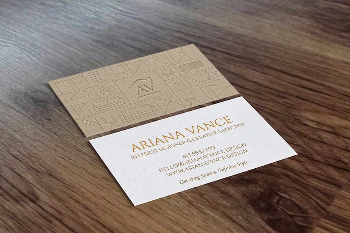 Interior Design Business Cards