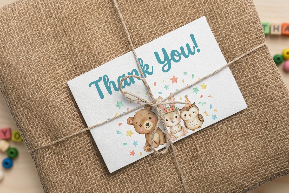 Kids Thank You Cards