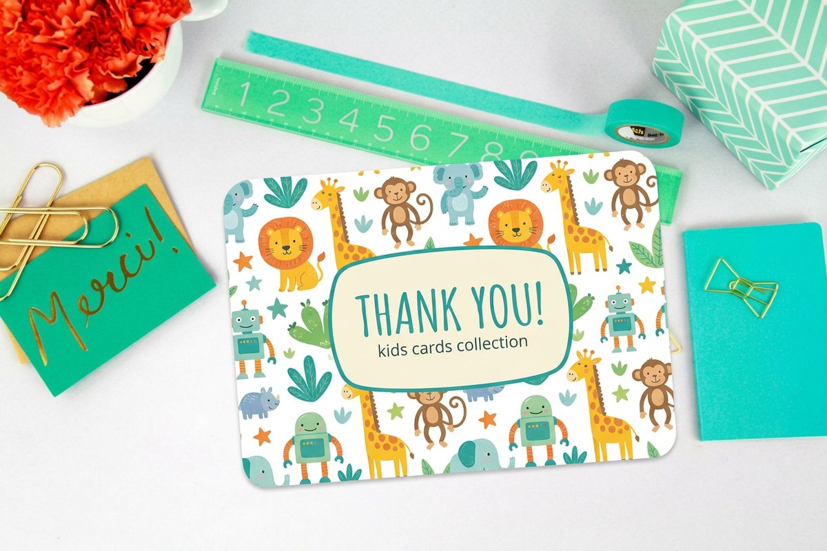 Kids Thank You Cards