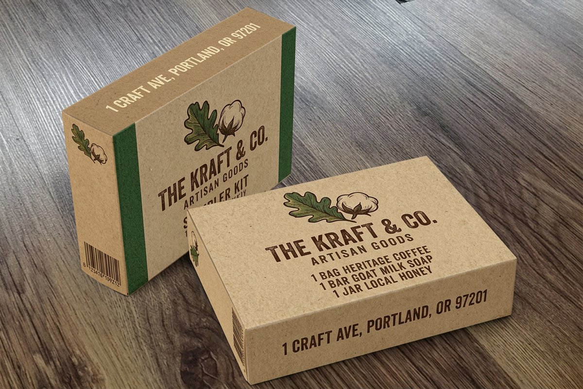 Kraft Boxes 3 - 4OVER4