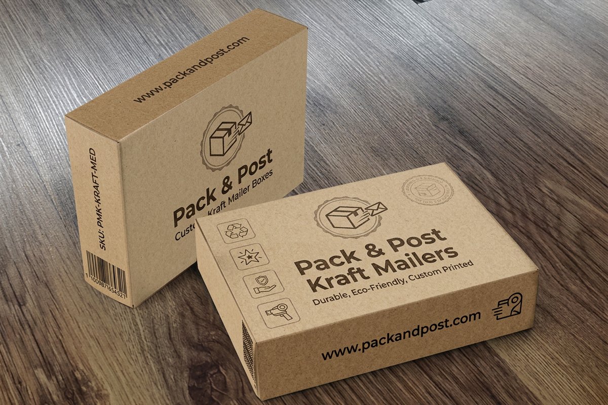 Kraft Mailer Boxes 4 - 4OVER4